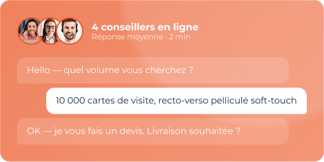 Conseil gratuit pour projet d'impression