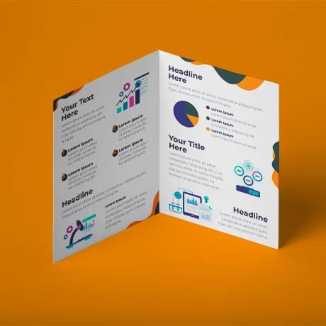 Folders enkele vouw drukken