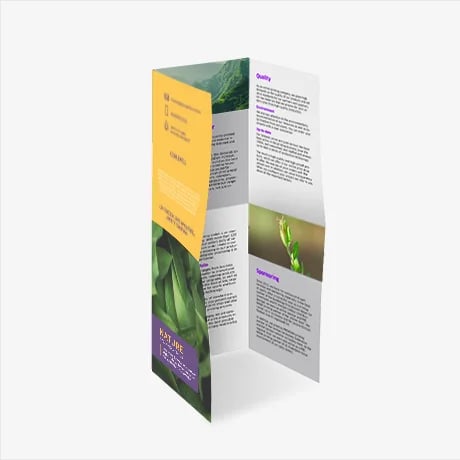 Folders zigzag kruisvouw