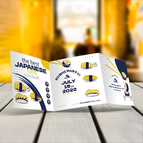Folders zigzagvouw