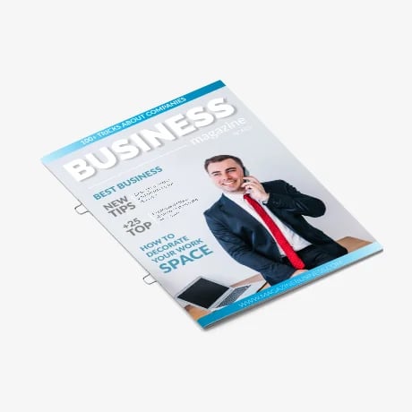 Magazines in de rug geniet met oognieten (classic)