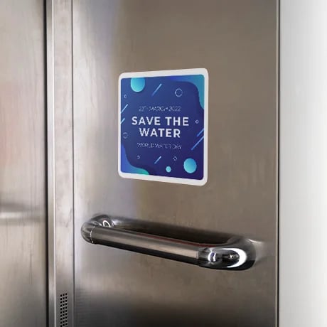 Statisch hechtende stickers