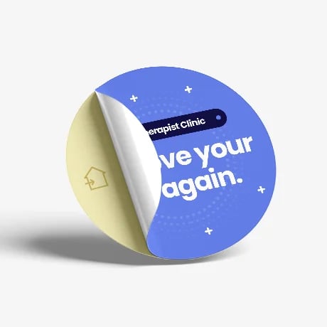 Indoor stickers drukken