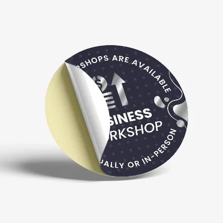 Stickers met veredeling