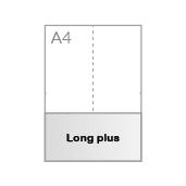 Lang formaat plus (10,5 x 21 cm)