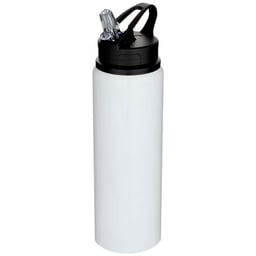 Bouteille d’eau Fitz de 800 ml en acier inoxydable recyclé certifié RCS à simple paroi