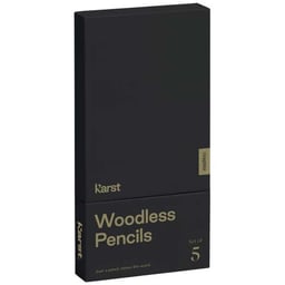 Ensemble de crayons graphite 5 pièces K’arst® 2B sans bois