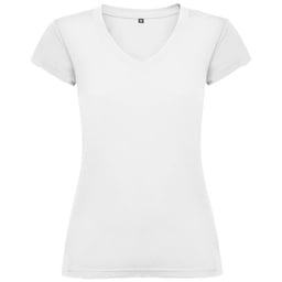 T-shirt de 155 g/m² Victoria à col en V et manches courtes pour femme